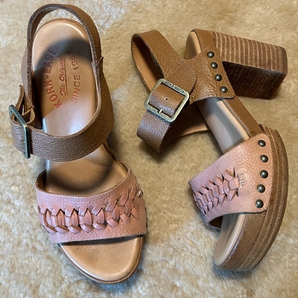 Kork Ease Block Heel Sandal 6 - Picture 1 of 5